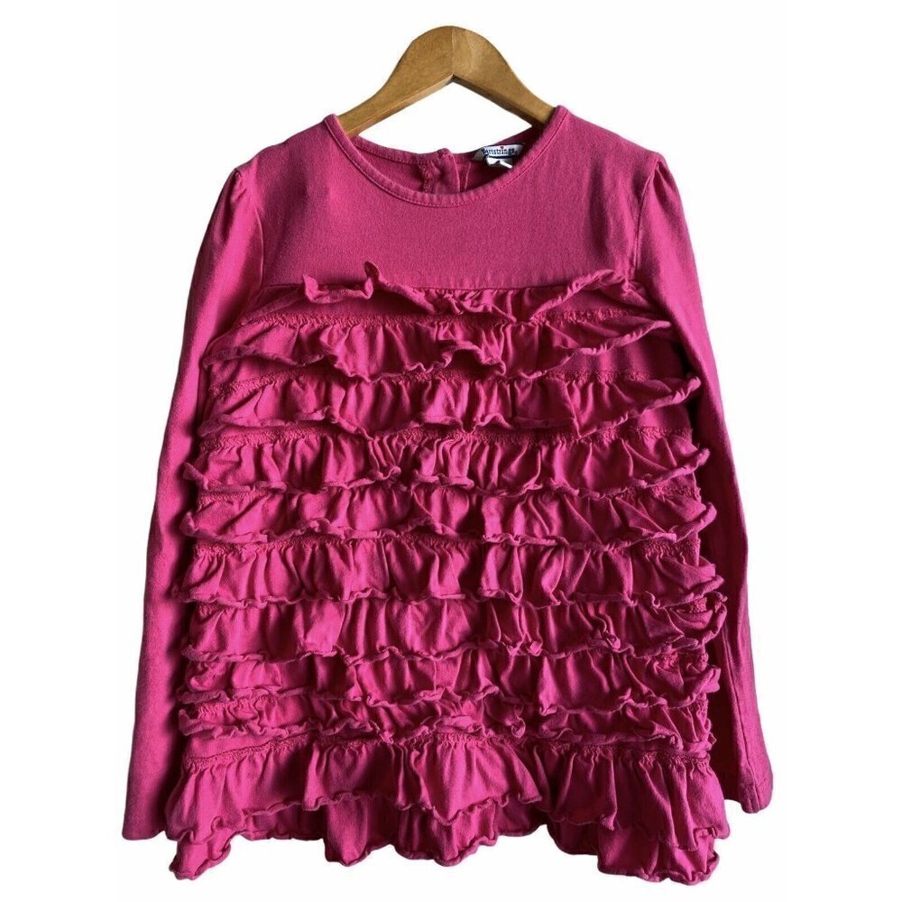 Hartstrings Girl’s Sz 8 Long Sleeve Ruffled Pink 8